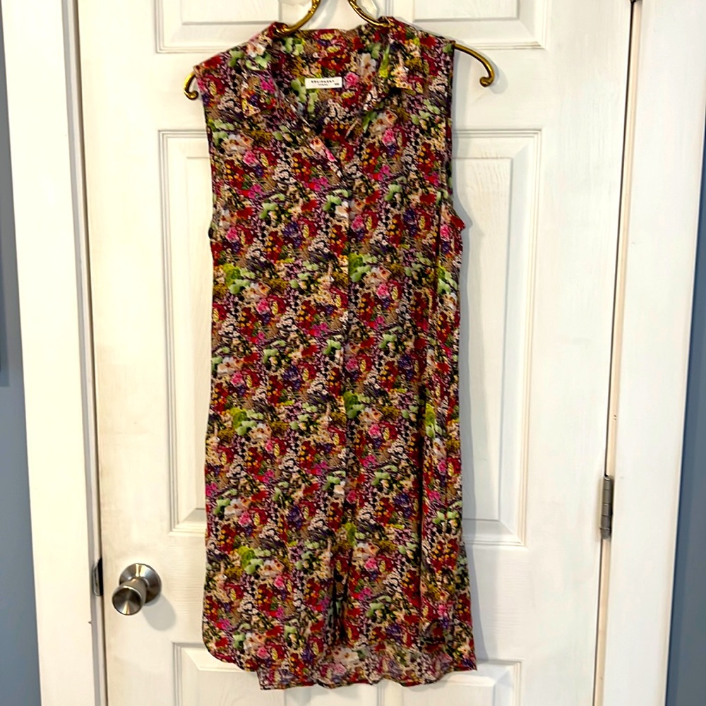 Equipment silk floral dress, size medium